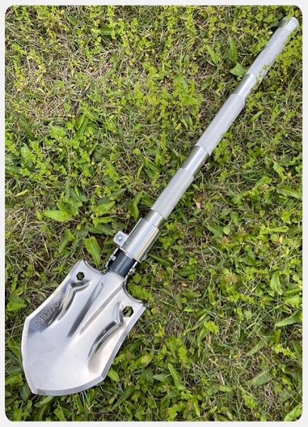J80 Aluminum Multi-purpose Folding Survival Shovel for Camping